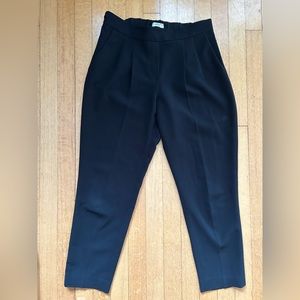 Babaton Black Cropped Straight Leg Pant Size 4